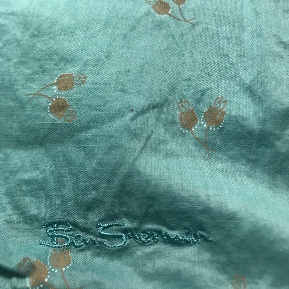 Vintage Ben Sherman Oriental Turquoise Dress - Picture 2 of 10